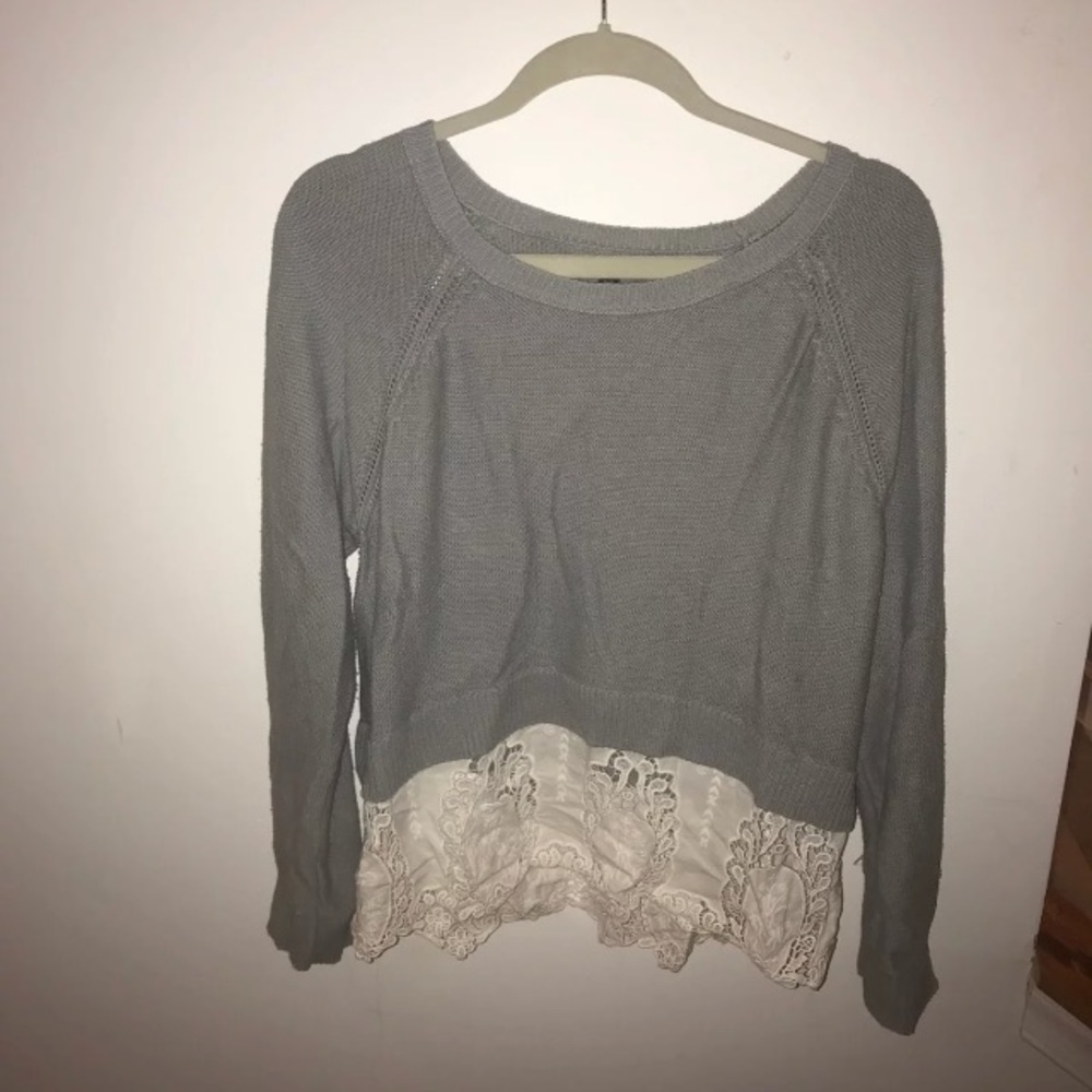 Gray American Eagle Sweater